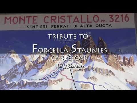 Vecchia cabinovia Forcella Staunies a Cortina