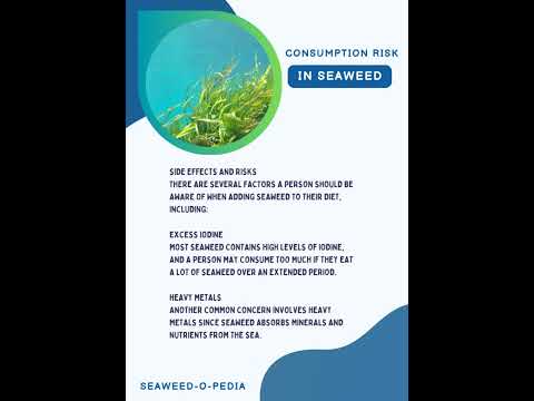side effects and risks in Seaweed consumption