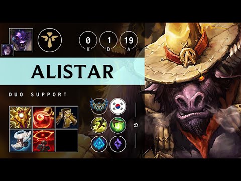 Alistar Support vs Rakan - KR Challenger Patch 25.14