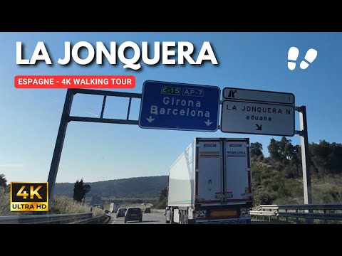 La Jonquera ESPAGNE, Walking Tour 4K - Gran Jonquera, Empuriabrava, Costa Brava