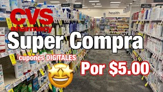 Compras Facilitas en CVS| Mira lo que puedes llevarte por $5.00 🤩