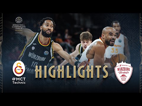 Galatasaray MCT Technic v Fitness First Wurzburg Baskets | Highlights | #BasketballCL 2025-26