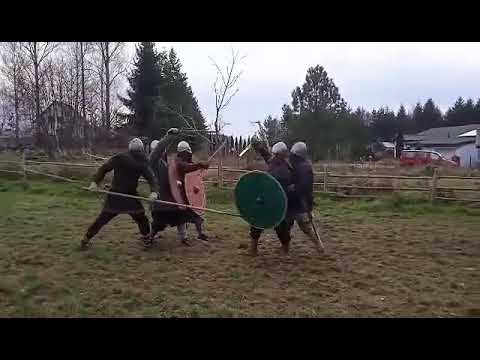 Walka w szyku/fight in formation/wczesne średniowiecze/early medieval