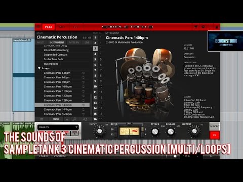 THE SOUNDS OF | SAMPLETANK 3 CINEMATIC PERCUSSION [MULTI/LOOPS]