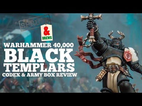 Warhammer 40,000 Black Templars Army Set Unboxing and New Codex 2021 Review 40k 9th Edition