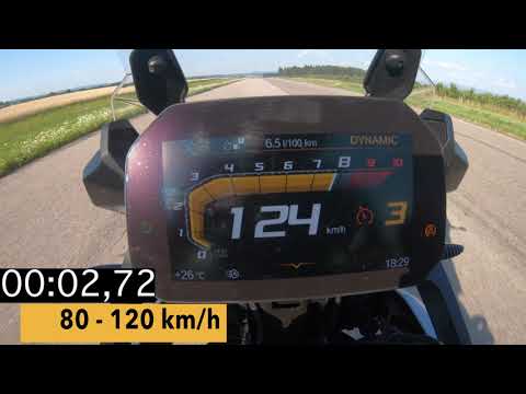 Thumbnail for BMW F850GS Acceleration (0-100, 60-100, 80-120 km/h) test by BMW F850GS
