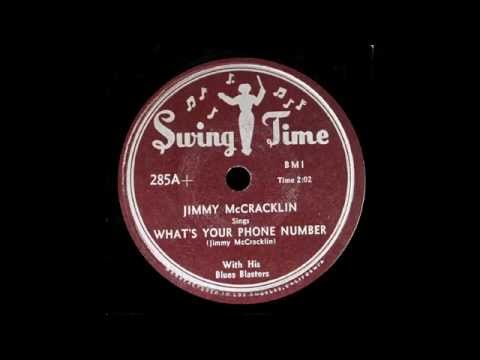 Jimmy McCracklin - What's Your Phone Number