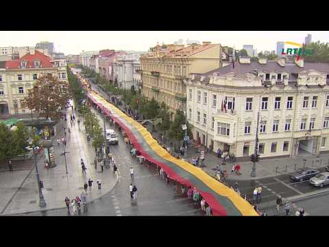 Baltijos kelio himnas „Bunda jau Baltija“ (2014 08 23) HD