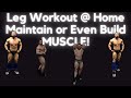 Leg workout at home | GROW ON LOCKDOWN! Dumbbells | Barbell | AlishFitness | London UK