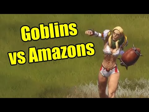 Crendorian Blood Bowl League Season 9 - Week 7 (Final week of pain): Goblins vs Amazons