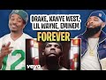 TRE-TV REACTS TO -  Drake, Kanye West, Lil Wayne, Eminem - Forever (Explicit Version) ( Video)