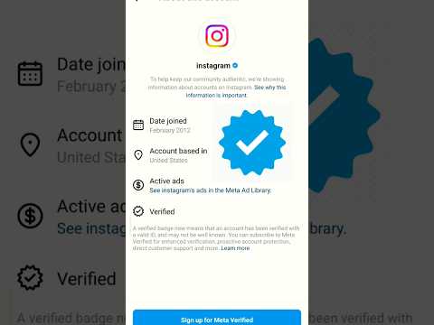 How To Enable Instagram Meta Verified Option 😃#shorts