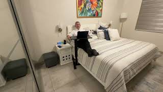 Overbed Bedside Table with Wheels Unboxing and Review! #productreview #unboxing #01