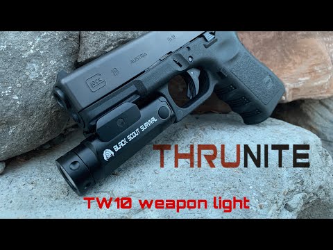 Thrunite TW10 weapon light vs Streamlight TLR