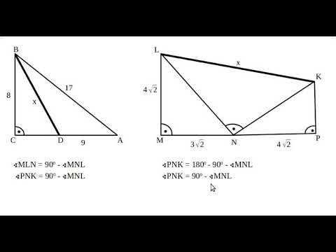 Indicatii teorema lui Pitagora