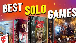 Top 10 SOLO Board Games: Mage Knight, Dungeon, Alliance, Final Girl & More