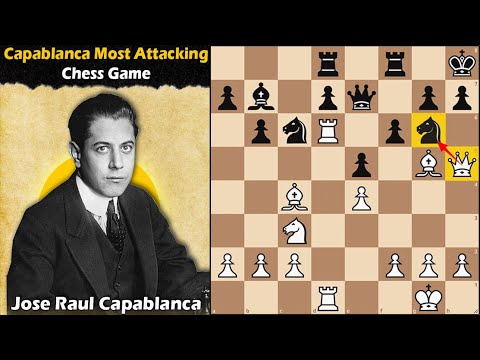 Capablanca most attacking game | Capablanca vs Campos 1927