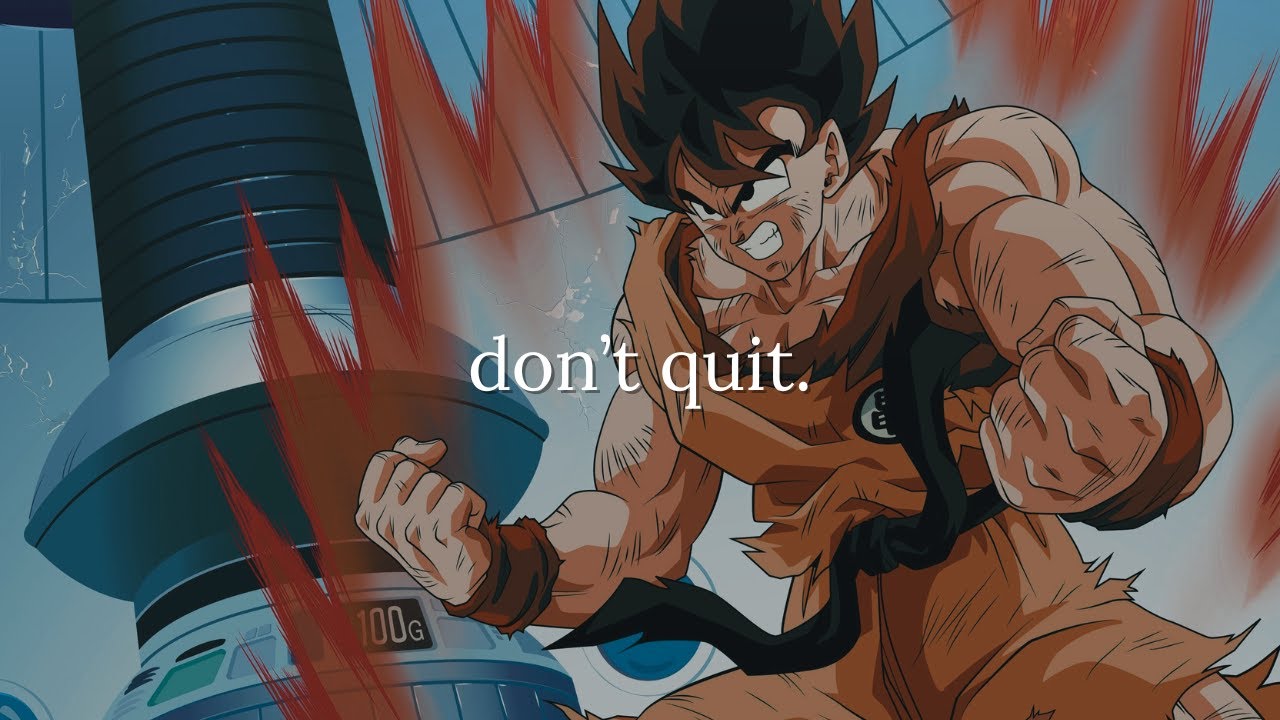 Don't quit.