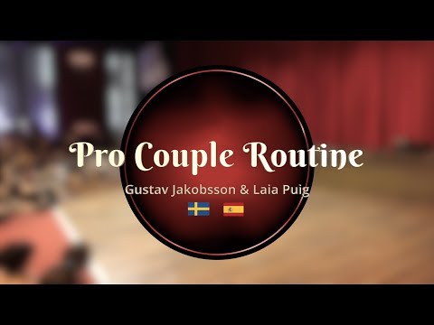 Savoy Cup 2019 - Pro Couple Routine - Gustav Jakobsson &  Laia Puig