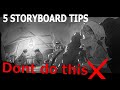 AVOID THESE STORYBOARDING MISTAKES