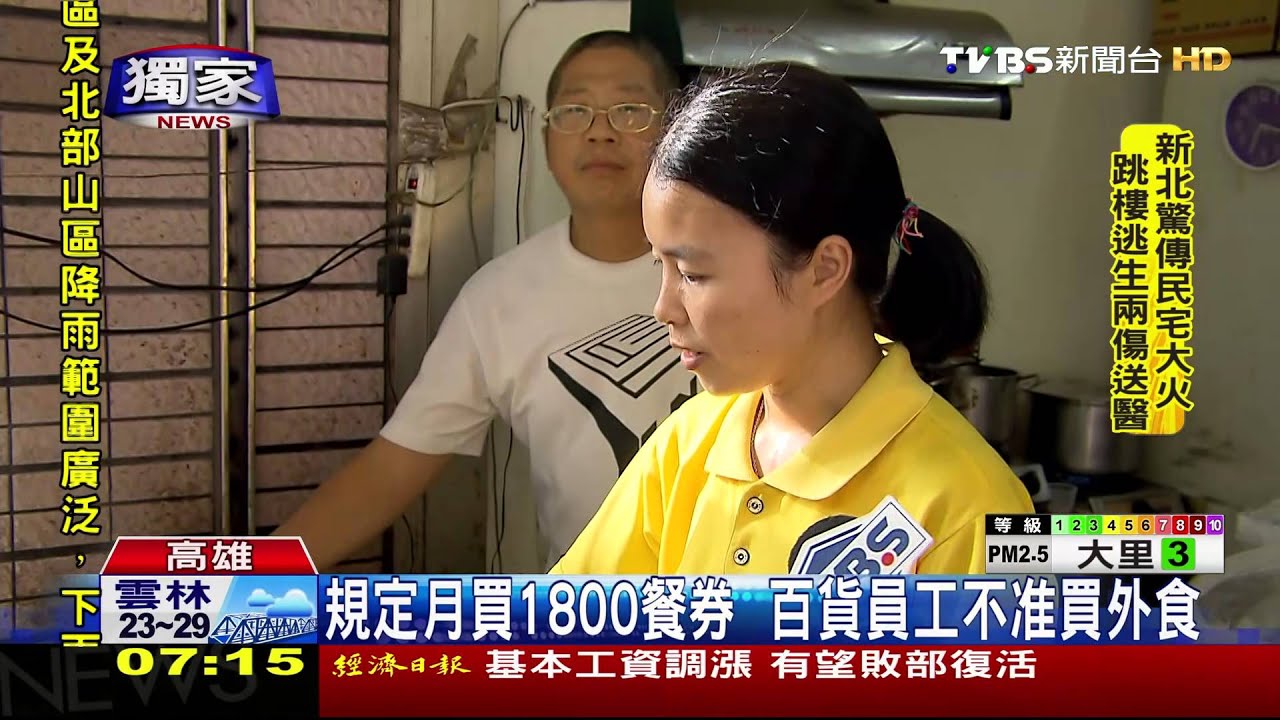 3樣菜、白飯、湯 百貨員工抱怨80元太貴