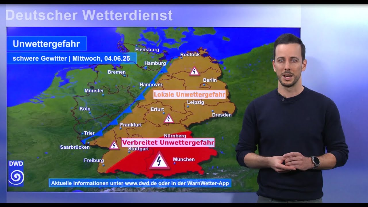 03.06.2025 Unwetterinformation - Deutscher Wetterdienst (DWD)