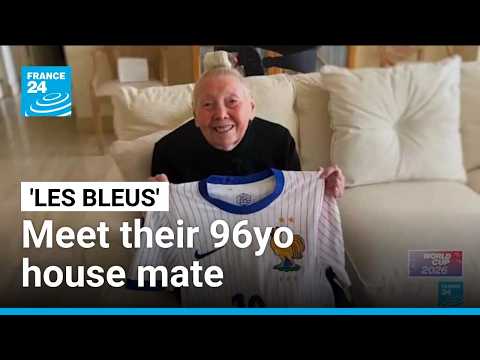 Meet Shirley,  'Les Bleus' 96-year-old World Cup house mate and number one fan