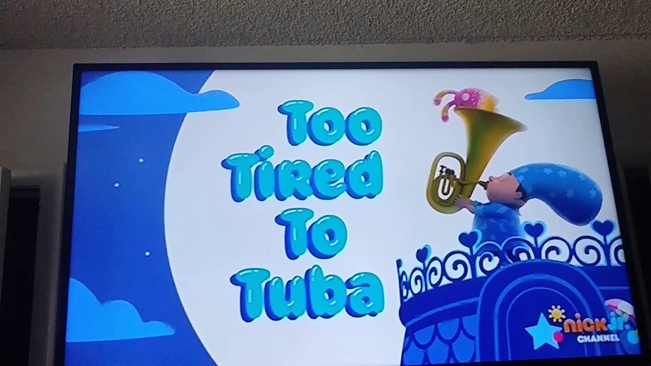 Too Tired to Tuba Title Card