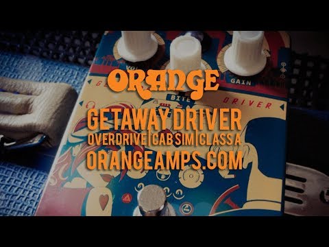 Orange Pedals: GETAWAY DRIVER OVERDRIVE | CAB SIM | CLASS A