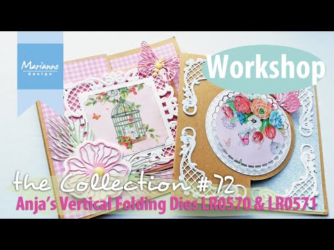 Workshop | the Collection #72: Beautiful vertical folding cards by Anja | Create a Card
