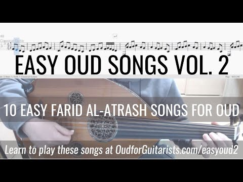 10 Easy Farid Al-Atrash Songs for Oud Beginners - فريد الأطرش