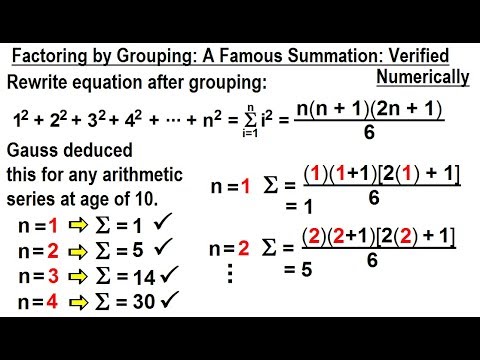 Algebra Ch 6 Factoring 1 of 55 What is a Factor
