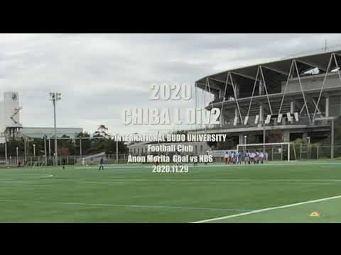 国際武道大学女子サッカー部得点シーン（2020年千葉県リーグvs習志野）
