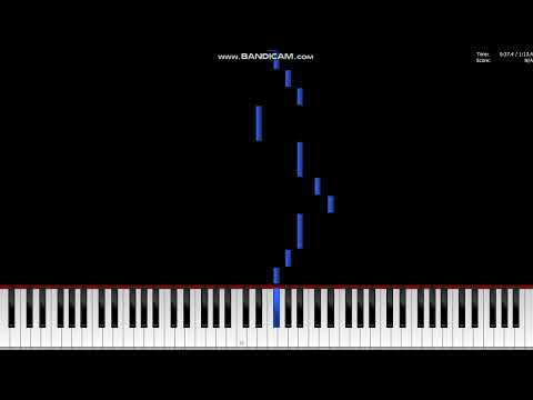 Bad Apple easy piano tutorial
