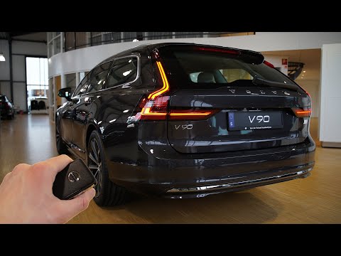 2021 Volvo V90 T6 (340hp) - Sound & Visual Review!