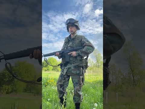 Mid 80s US ARMY rifleman kit #80s #reenactment #history #army