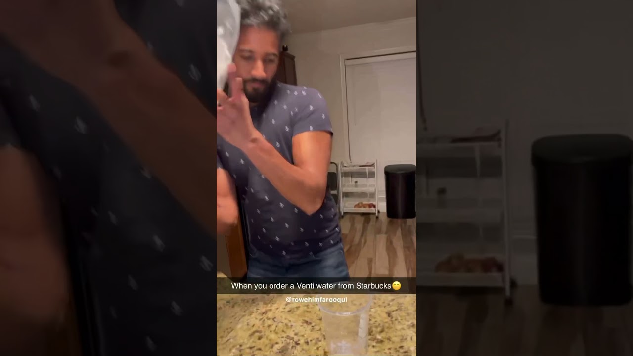 When you order Venti water from Starbucks #shorts