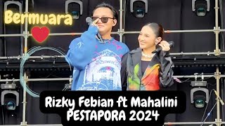 Download lagu BERMUARA ~ Rizky Febian ft Mahalini ~ Live at Pestapora 2024 mp3