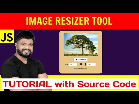 Ep64 Image Resizer Tool Javascript Project Tutorial With Source Code
