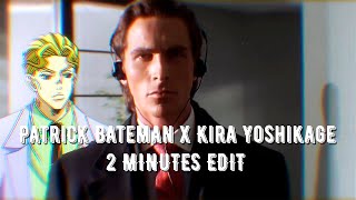 Cover art for Override - KSLV (Patrick Bateman x Kira Yoshikage)