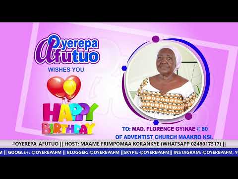 #OYEREPA_AFUTUO​ || HOST: MAAME FRIMPOMAA KORANKYE (WHATSAPP 0248017517) || 19-08-2022