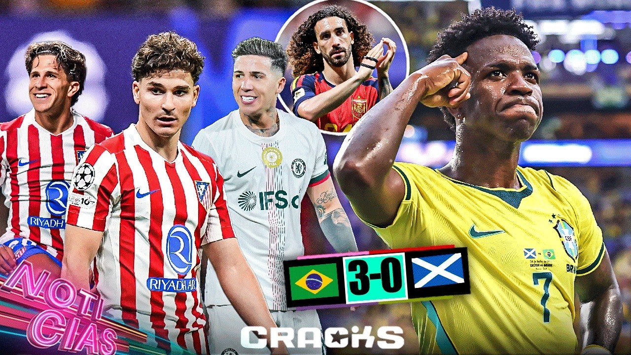 Brasil golea; vuelve NEY sin ovnis | Enzo, el objetivo del Madrid | “Julián no aguanta al Cholo”