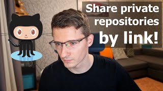 How share private GitHub repository by the link?