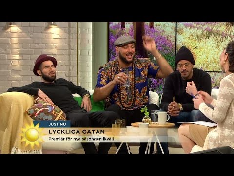 Lyckliga Gatan om premiären - Nyhetsmorgon (TV4)
