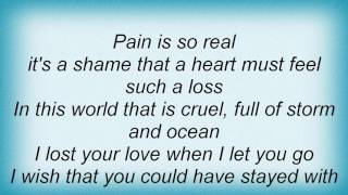 Jacobs Dream - Love &amp; Sorrow Lyrics