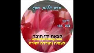 הרב שלום סבג - שיעורי אודיו - לצאת ידי חובה