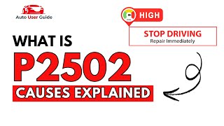 OBD Code p2502 Guide to Repair