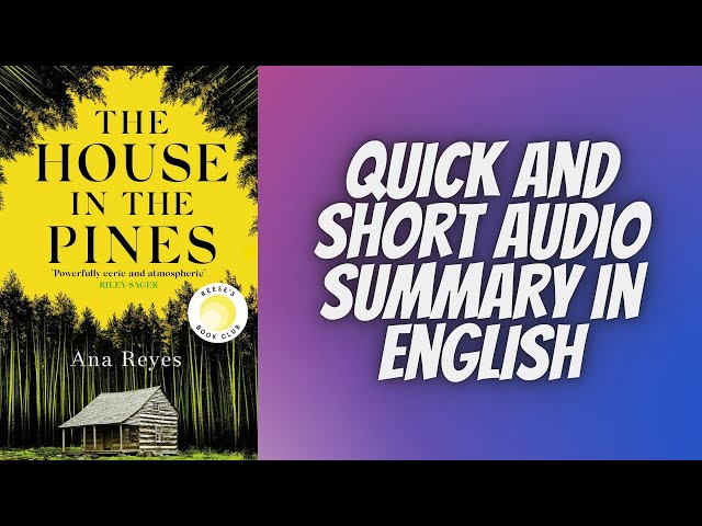 Vídeo relacionado con The House in the Pines: A Reese Witherspoon Book Club Pick and New York Times bestseller - a twisty thriller that will have you reading through the night (English Edition)