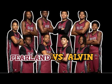 Pearland vs Alvin | Crazy dunks Pearland put on a show !