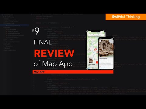 Final review of MVVM Architecture and other features | SwiftUI Map App #9 thumbnail
